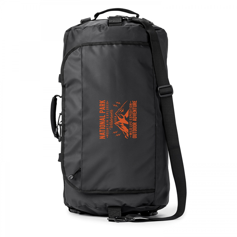 CALL OF THE WILD. WATER RESISTANT 45L DUFFLE BACKPACK