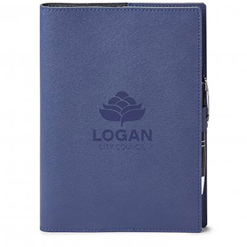 TOSCANO. GENUINE LEATHER REFILLABLE. JOURNAL COMBO