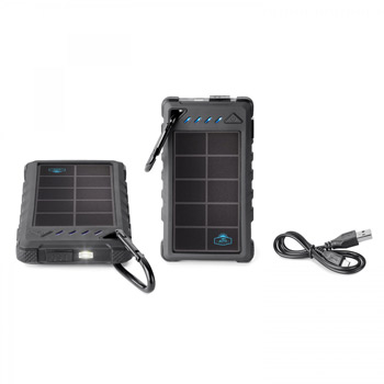 Off-Road. 8,000 Mah Solar Power Bank. Includes Ul Certified Battery
